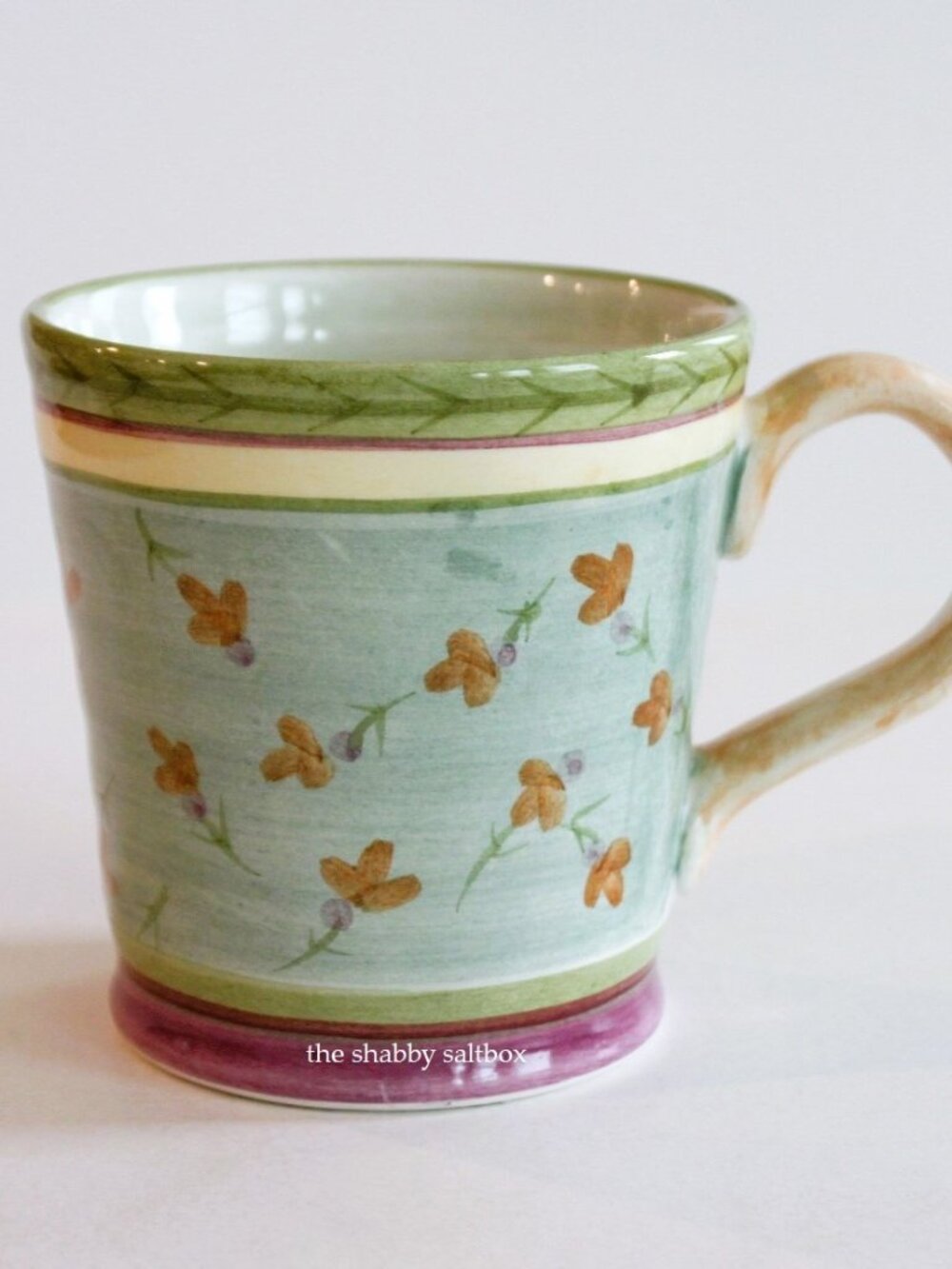 Julie Ingleman Coffee Mug Culinary Arts Studio Collection Large 16 Oz Blue Cup